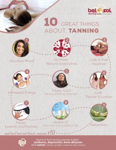 Benefits of Tanning: Mood, Health, and Vitamin D.