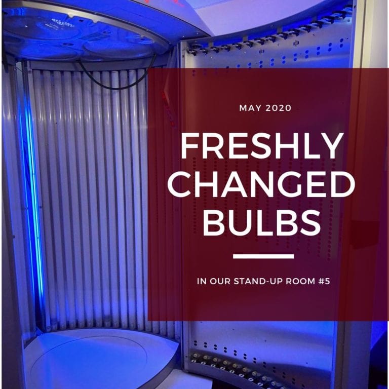 Ottawa stand-up tanning booth with new bulbs.