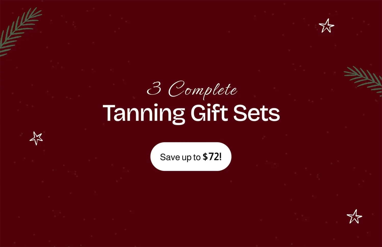 3 Complete Tanning Gift Sets